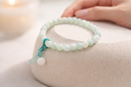 Serenity Jade Bead Bracelet