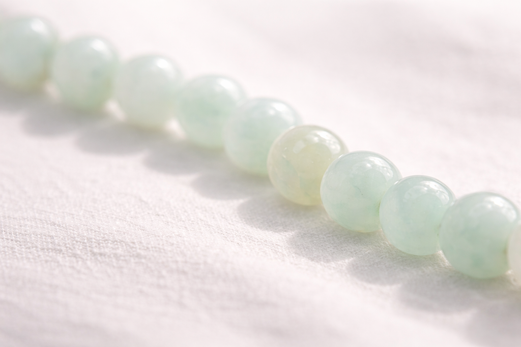 Serenity Jade Bead Bracelet