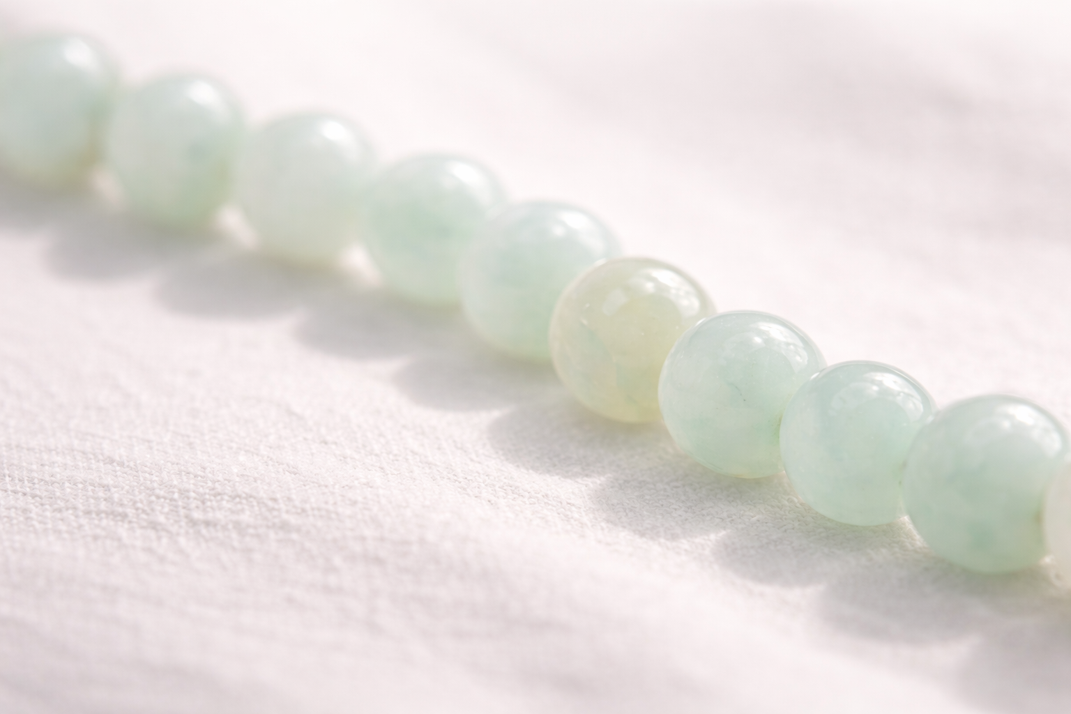 Serenity Jade Bead Bracelet